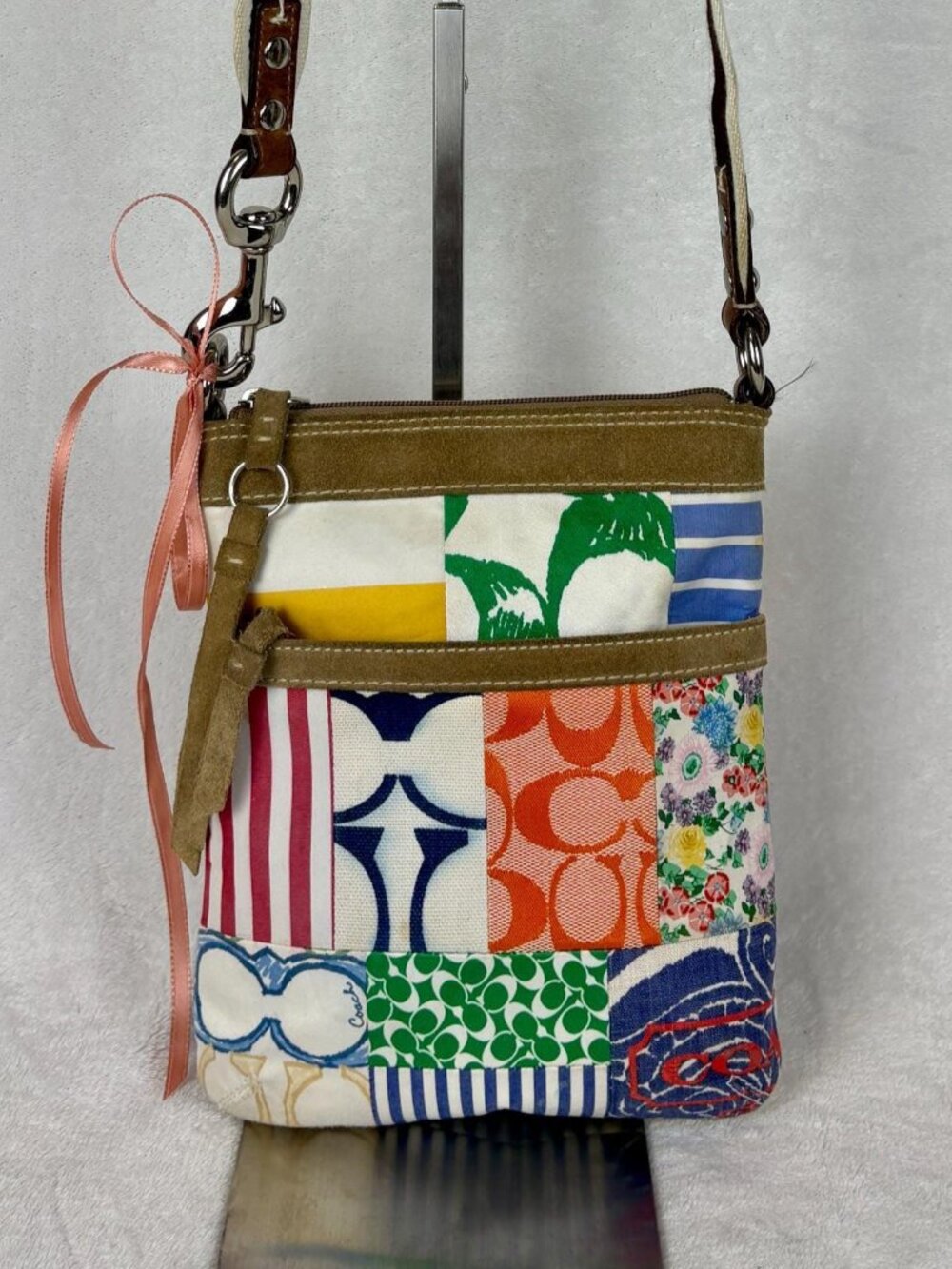 Coach Hamptons Weekend Patchwork Crossbody Swingpack